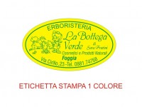 Etichette adesive per erboristerie, cosmetica, cosmesi (mm 45X25)  (cod.15M )